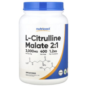 Nutricost Malato de L-Citrulina 2:1 Sem Sabor 12 kg (437 oz)