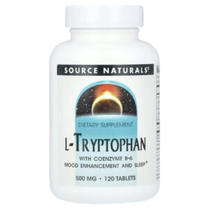 Source Naturals L-Triptofano com Coenzima B-6 120 Comprimidos