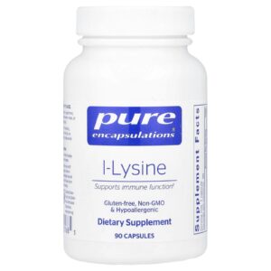 Pure Encapsulations L-lisina 90 Cápsulas (500 mg por Cápsula)
