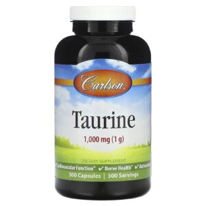 Carlson Taurina 1.000 mg 300 Cápsulas