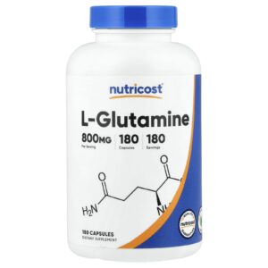 Nutricost L-Glutamina 180 Cápsulas