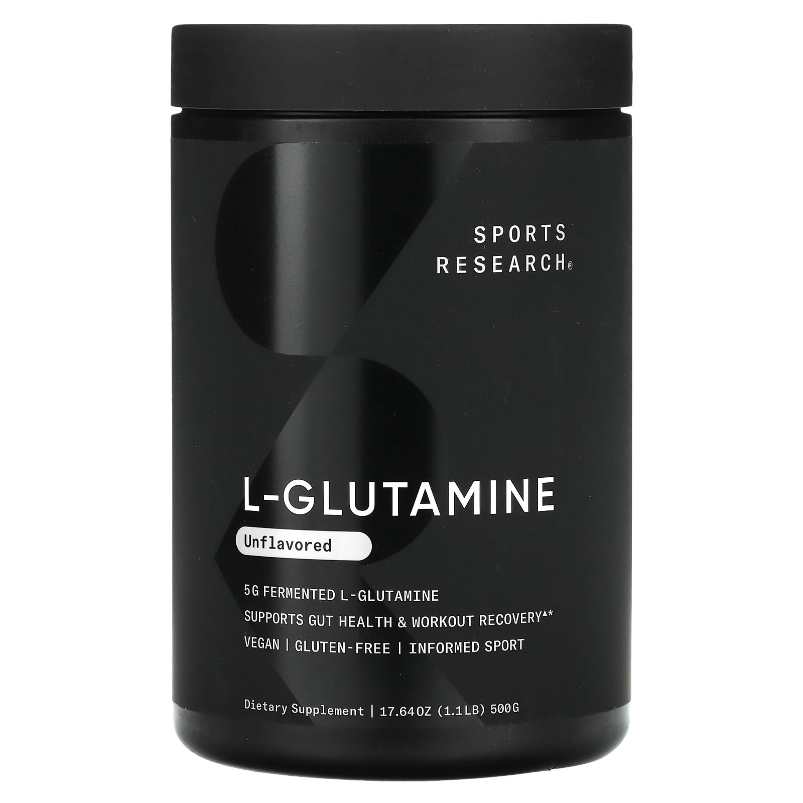 Sports Research L-Glutamina Sem Sabor 500 g (11 lb)