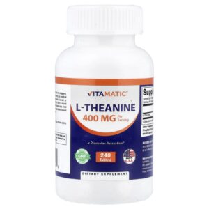 Vitamatic L-Theanine 240 Comprimidos (200 mg por Comprimido)