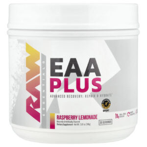 Raw Nutrition Essentials EAA Plus Limonada de Framboesa 396 g (1397 oz)
