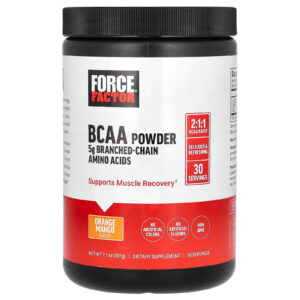 Force Factor BCAA em Pó Laranja e Manga 201 g (71 oz)