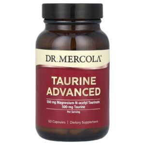 Dr. Mercola Taurina Advanced 60 Cápsulas