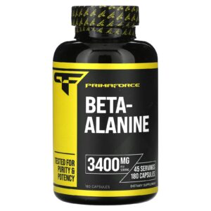 Primaforce Beta-Alanina 180 Cápsulas (850 mg por Cápsula)