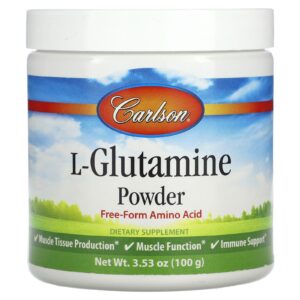 Carlson L-Glutamina em Pó 100 g (353 oz)