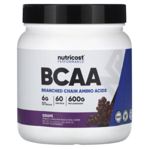 Nutricost Desempenho BCAA Uva 600 g (13 lb)