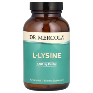 Dr. Mercola L-lisina 1.500 mg 90 Cápsulas