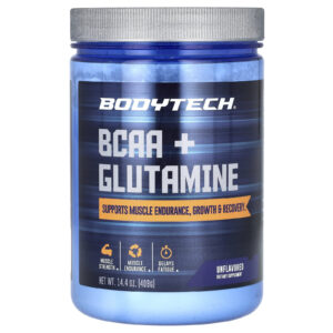 BodyTech BCAA + Glutamina em Pó Sem Sabor 409 g (144 oz)