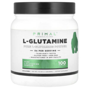 PrePrimal L-Glutamina em Pó Sem Sabor 500 g (176 oz)