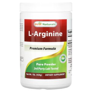 Best Naturals L-Arginina 454 g (1 lb)