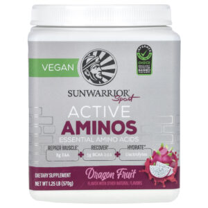 Sunwarrior Sport Aminos Ativos Pitaia 570 g (125 lb)