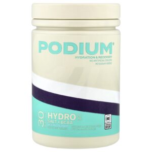 Podium Nutrition Hydro & Salt 2025 + BCAA Blue Razz Slushie 408 g (1439 oz)
