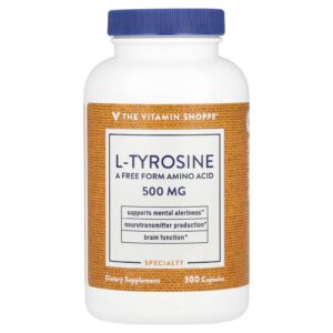 The Vitamin Shoppe L-Tirosina 500 mg 300 Cápsulas