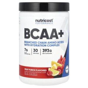 Nutricost Performance BCAA+ Ponche de Frutas 393 g (14 oz)