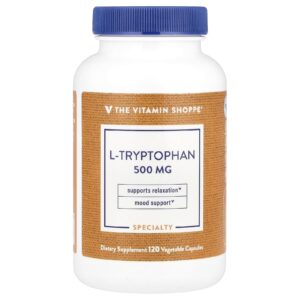 The Vitamin Shoppe L-Triptofano 500 mg 120 Cápsulas Vegetais