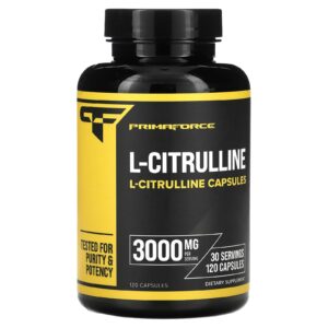 Primaforce L-Citrulina 120 Cápsulas (750 mg por Cápsula)