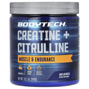 BodyTech Creatina + Citrulina Sem Sabor 345 g (121 oz)