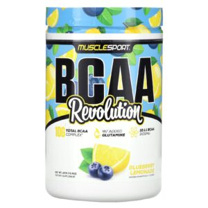 MuscleSport BCAA Revolution Limonada de Mirtilo 450 g (159 oz)