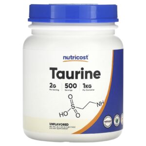 Nutricost, Taurina em Pó, Sem Sabor, 1 kg (35,7 oz)