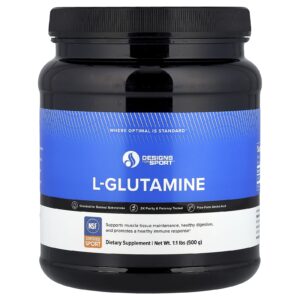 Designs For Health L-Glutamina 500 g (11 lb)
