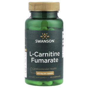 Swanson Fumarato de L-carnitina 415 mg 60 Cápsulas