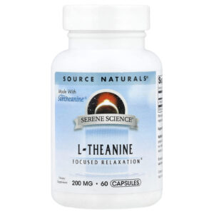 Source Naturals Serene Science® L-Theanine 200 mg 60 Cápsulas