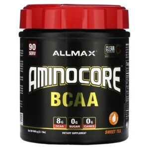 ALLMAX AMINOCORE™ BCAA Chá Doce 945 g (21 lb)