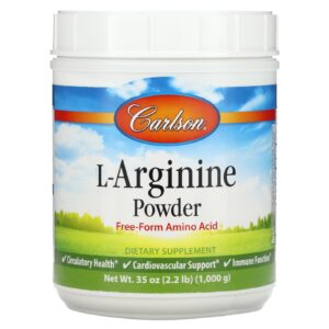 Carlson L-Arginina em Pó 1.000 g (22 lb)