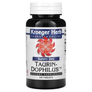 Kroeger Herb Co Dia de Sol Taurin-Dophilus 100 Comprimidos