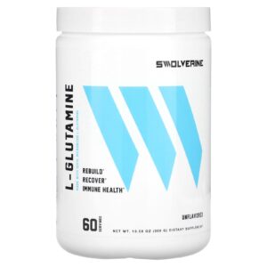 Swolverine L-Glutamina Sem Sabor 300 g (1058 oz)