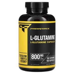 Primaforce L-Glutamina 800 mg 150 Cápsulas