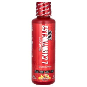 Isatori L-Carnitina LS3 1500 Malibu Praia 1.500 mg 480 ml (16 fl oz)