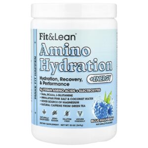Fit & Lean Amino-Hidratação + Energia Framboesa Azul 369 g (13 oz)