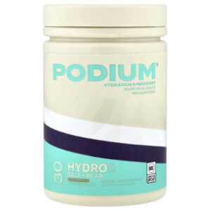 Podium Nutrition Hydro & Salt 2025 + BCAA Pêssego e Manga 414 g (146 oz)