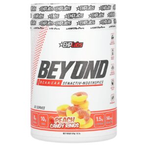 EHPlabs Beyond BCAA + EAA Anéis Doces de Pêssego 474 g (167 oz)