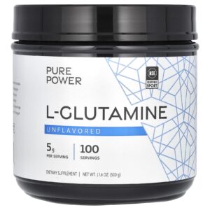 Dr. Mercola Pure Power L-Glutamina Sem Sabor 500 g (176 oz)