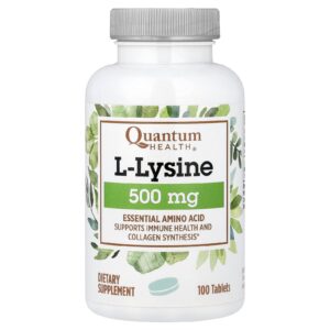 Quantum Health Lisina 500 mg 100 Comprimidos