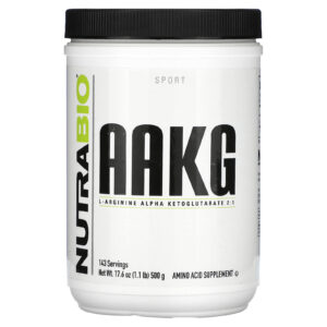 NutraBio AAKG 500 g (11 lb)
