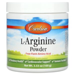 Carlson L-Arginina em Pó 100 g (353 oz)