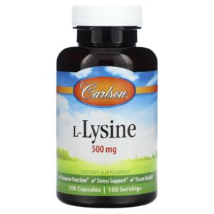 Carlson L-lisina 500 mg 100 cápsulas
