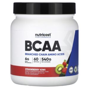 Nutricost Desempenho BCAA Morango Kiwi 540 g (12 lb)
