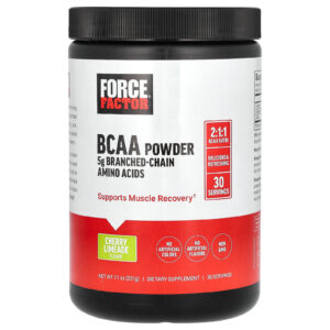 Force Factor BCAA em Pó Limonada Siciliana de Cereja 201 g (71 oz)