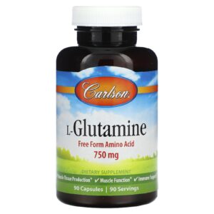 Carlson L-Glutamina 750 mg 90 Cápsulas
