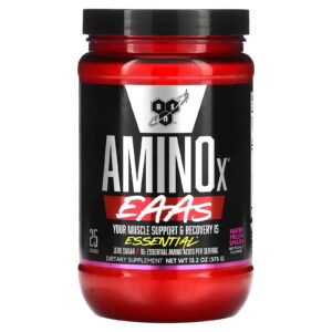 BSN AminoX EAAs Suporte e Recuperação Muscular Smash de Melancia 375 g (132 oz)