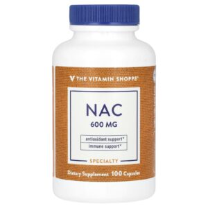 The Vitamin Shoppe NAC 600 mg 100 Cápsulas