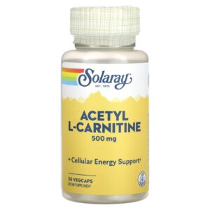 Solaray Acetil L-Carnitina 500 mg 30 VegCaps