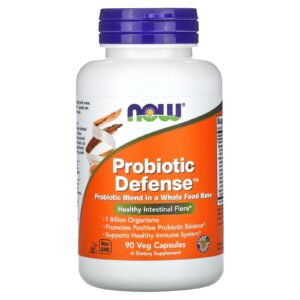 NOW Foods Probiotic Defense 90 Cápsulas Vegetais
